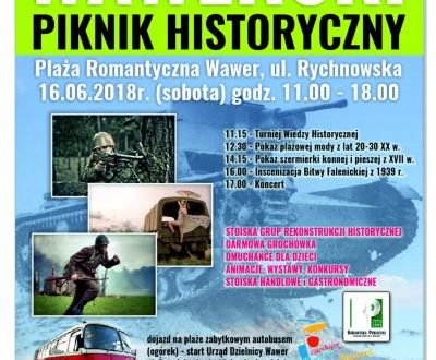 Wawerski Piknik Historyczny na Plaży Romantycznej